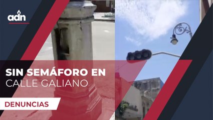 Sin semáforo en Calle Galiano