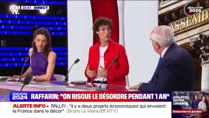 Vif accrochage entre Pablo Pillaud-Vivien et Jean-Pierre Raffarin sur BFMTV