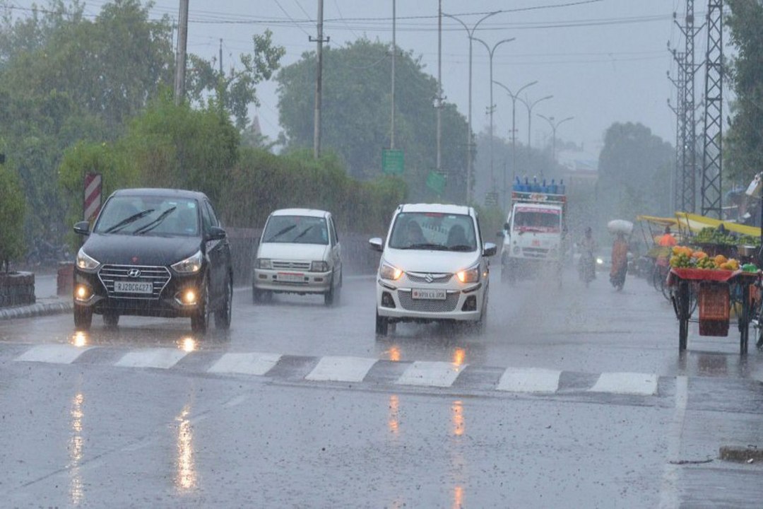 Rajasthan Weather News : कोटा में मानसून की पहली झमाझम में पौने तीन इंच बारिश दर्ज