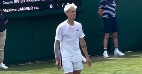 Tennis - Wimbledon 2024 - Maxime Janvier, qualifié et nouveau roi des célébrations : "La maison !"