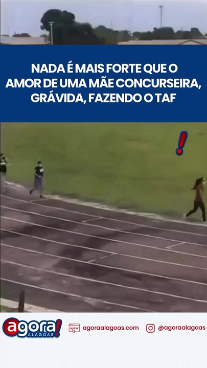 NADA É MAIS FORTE QUE O AMOR DE UMA MÃE CONCURSEIRA GRÁVIDA, FAZENDO O TAF