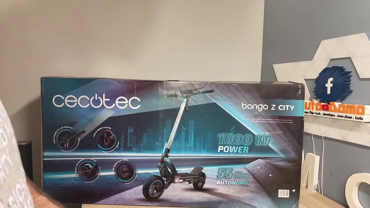 Trottinette électrique Cecotec Bongo Z city avec double suspensions
