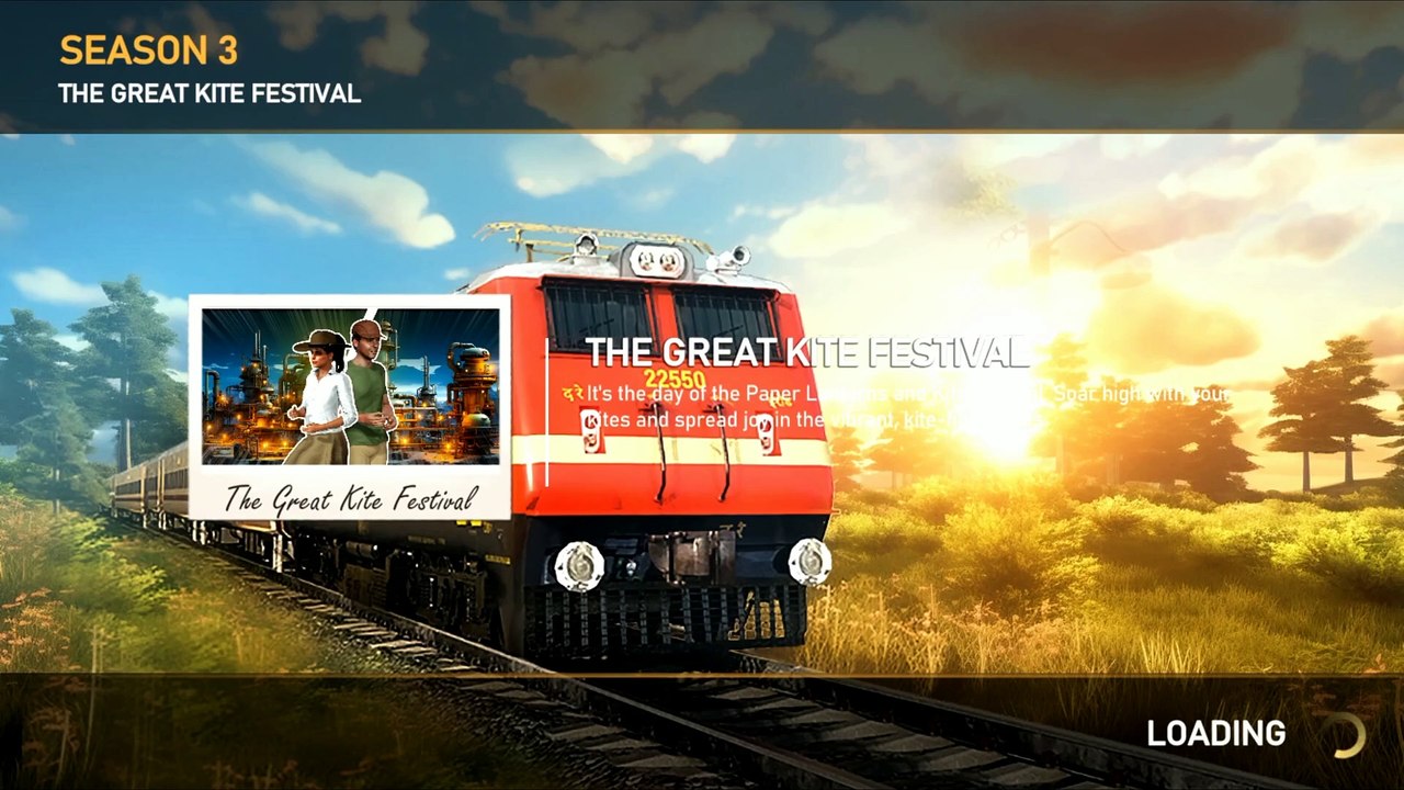 The Great Kite Festival Season In Train Simulator | Indian Train Simulator