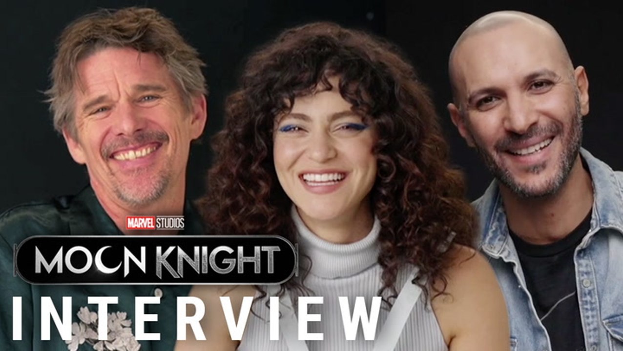 'Moon Knight' Cast Interviews | Ethan Hawke, May Calamawy, Mohamed Diab ...