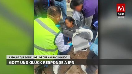 Gott Und Glück responde a IPN, asegura que son ellos los que no han cumplido