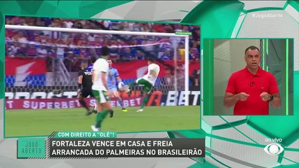 Denílson sobre derrota do Palmeiras: "Provou do próprio veneno, o Fortaleza sobre aproveitar as chances"