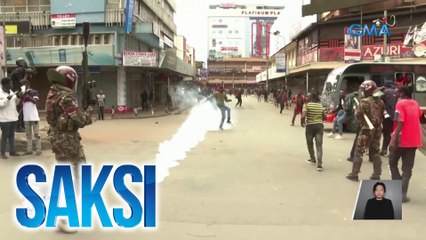 Tear gas, inilabas ng mga pulis sa gitna ng nagpapatuloy na mga protesta sa Kenya | Saksi