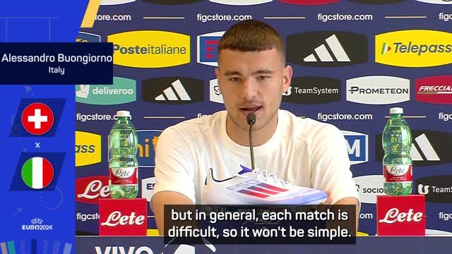 Buongiorno admits Italy in 'easier' half of the draw