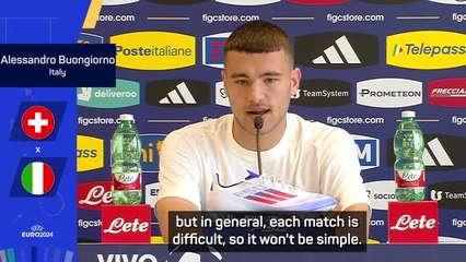 Buongiorno admits Italy in 'easier' half of the draw