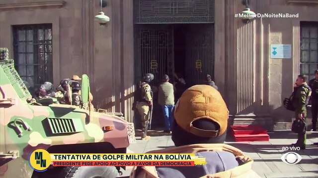 Militares tentam dar golpe de Estado na Bolívia e invadem palácio presidencial