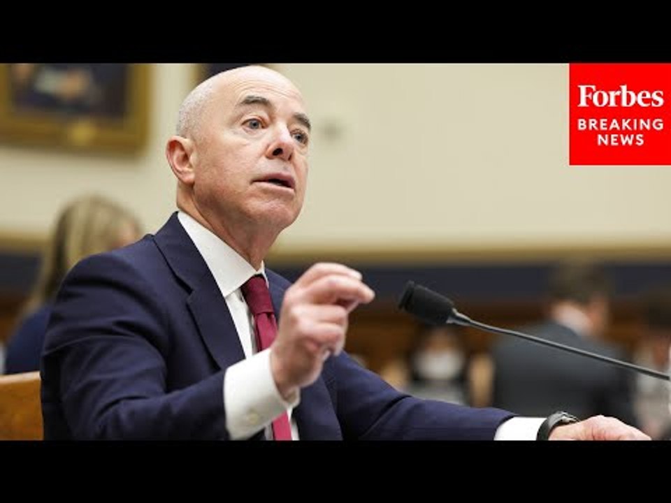 Mayorkas Grilled By Reporter About 8 Tajik Men Arrested In The US On Terrorism-Related Concerns