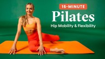 15-Minute Mat Pilates for Hip Mobility & Flexibility (No Equipment)