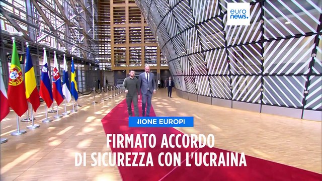 L'Ue firma un accordo di sicurezza con l'Ucraina: armi, addestramento e cooperazione militare