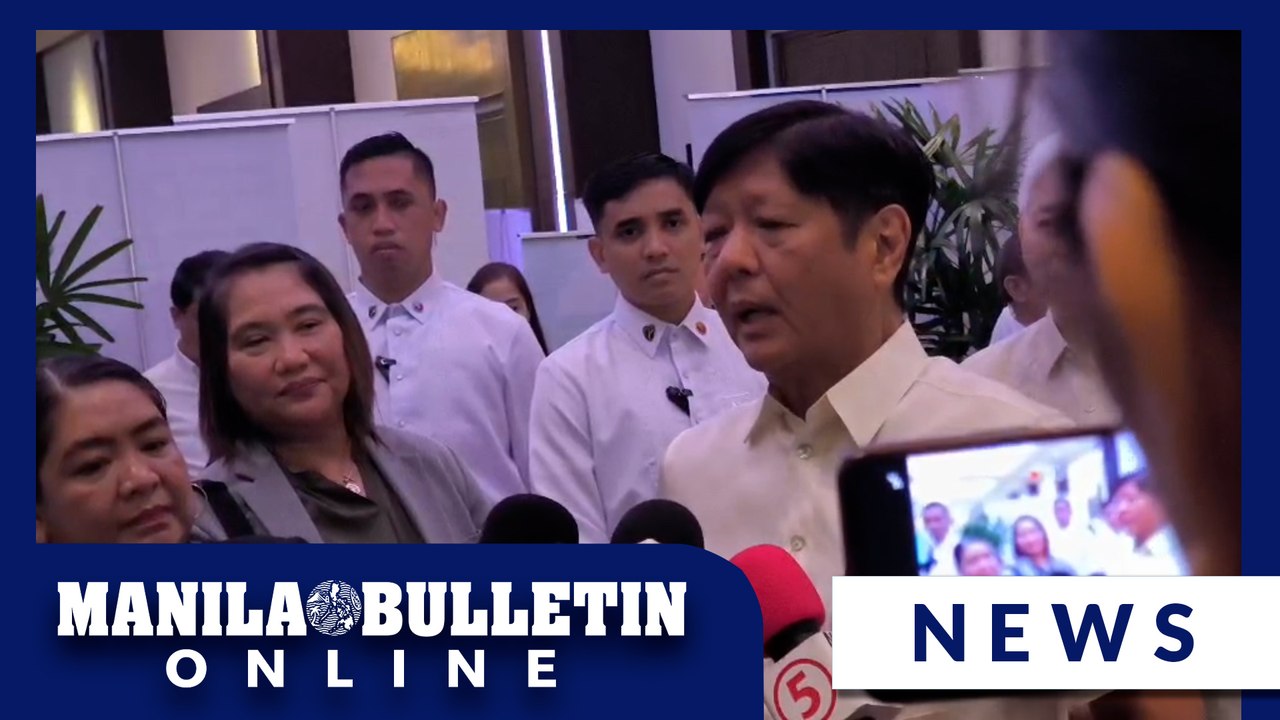 Marcos on Dutertes' political plans : It's a free country, they're allowed to do what they want