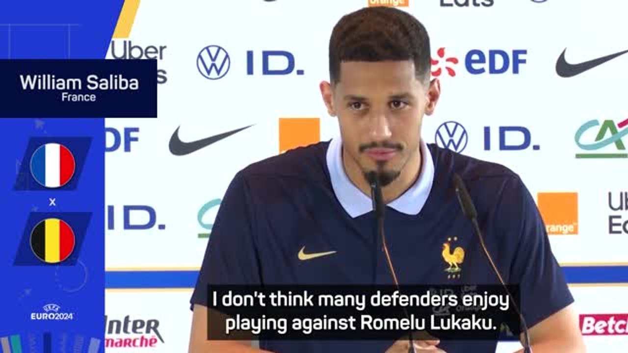 Saliba and Upamecano steeled for Lukaku threat ahead of France-Belgium