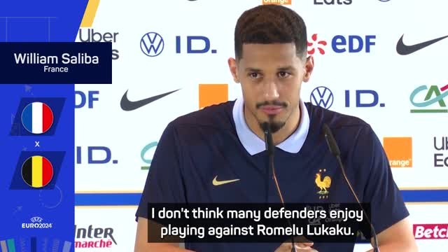 Saliba and Upamecano steeled for Lukaku threat ahead of France-Belgium