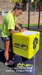 La grancanaria Misa, entrenando en su tierra de cara a los Juegos Olímpicos / CEDIDA