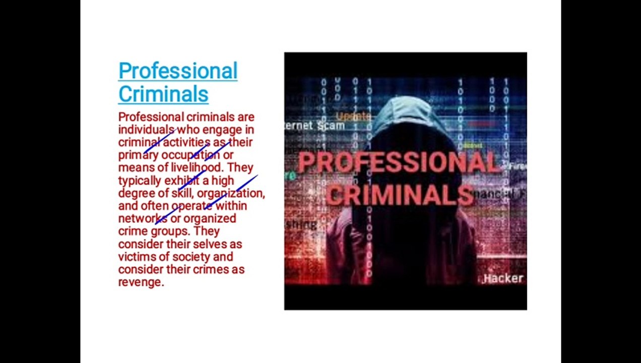 Crime and Criminals | Types of Crime in Criminology | Types of Criminals in Criminology  #crimeandcriminals #typesofcrime #typesofcriminals #criminology #occasionalcriminals #professionalcriminals #habitualcriminals #whitlecollarcrime #coirdinatecrime #co
