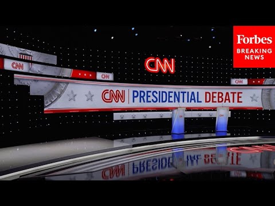 TAKE A LOOK: CNN Releases Look Of Stage For Tomorrow’s Presidential Debate Between Biden And Trump