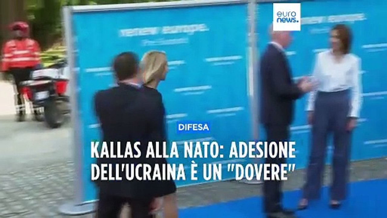 Ue, la premier estone Kallas sull'adesione dell'Ucraina alla Nato: "È un nostro dovere"