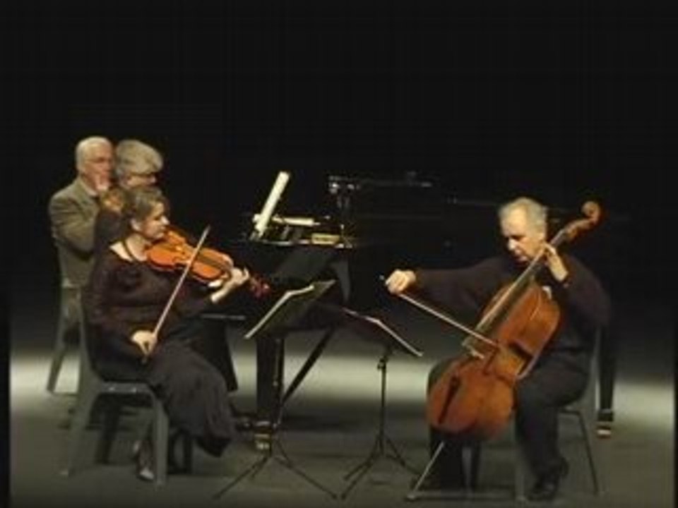 Ana-Maria Bell, violon / Trio n°2 de BRAHMS, An...