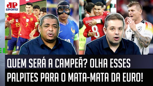 EU CRAVO! Pra mim, a FINAL dessa EURO vai ser... OLHA esses PALPITES para o MATA-MATA da Eurocopa!
