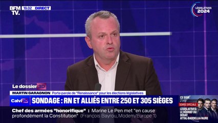 Dissolution: "À quel moment redonner la parole au peuple français (...) est une faute?", interroge Martin Garagnon (Renaissance)
