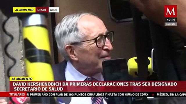 IMSS-Bienestar será pieza fundamental : David Kershenobich, designado secretario de salud