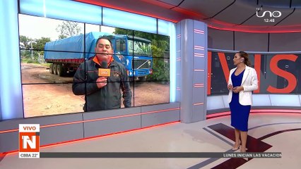 encuentran camion abandonado