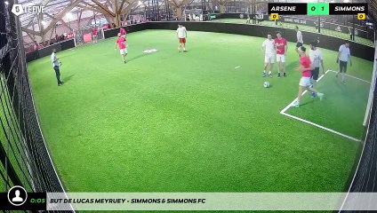 But de Lucas Meyruey - SIMMONS & SIMMONS FC