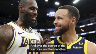 Curry and James excited to play together for the first time - Kerr