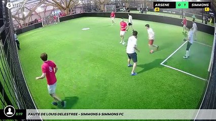 Faute de Louis DELESTREE - SIMMONS & SIMMONS FC