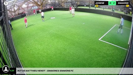 But de Matthieu HENOT - SIMMONS & SIMMONS FC