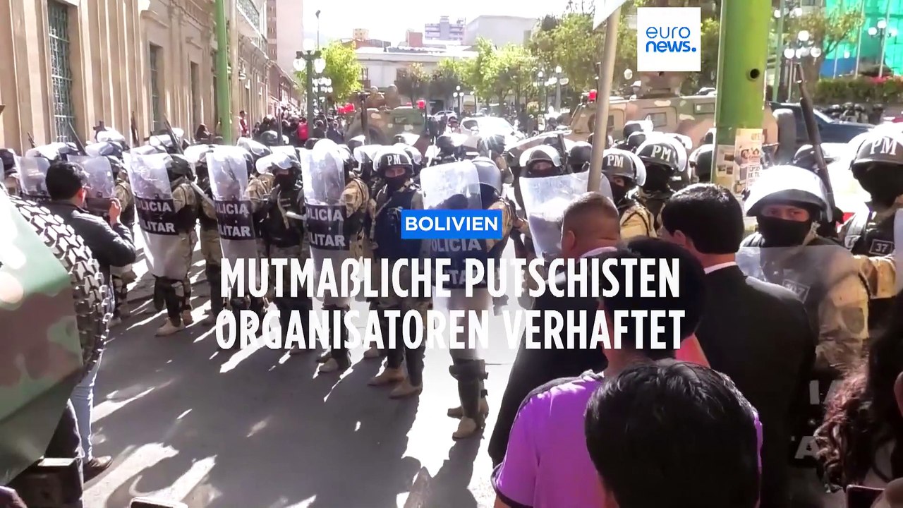 Bolivien: top-general wegen putsch-versuch festgenommen