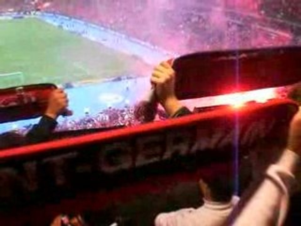 Entrée joueurs Kop of Boulogne lens-PSG