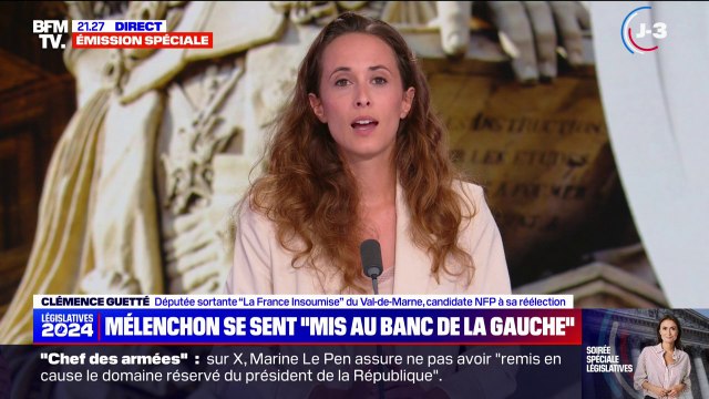 Clémence Guetté (LFI): Nous avons beaucoup de profils de très grande qualité (pour le poste de Premier ministre). Manuel Bompard en est un. Jean-Luc Mélenchon en est un