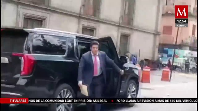 Samuel García se reúne con AMLO en Palacio Nacional