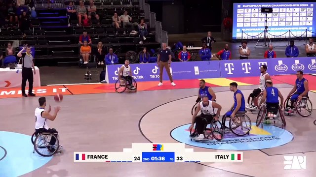 Championnats d'Europe multisports de para-sport - Basket-Fauteuil Masculin: France – Italie