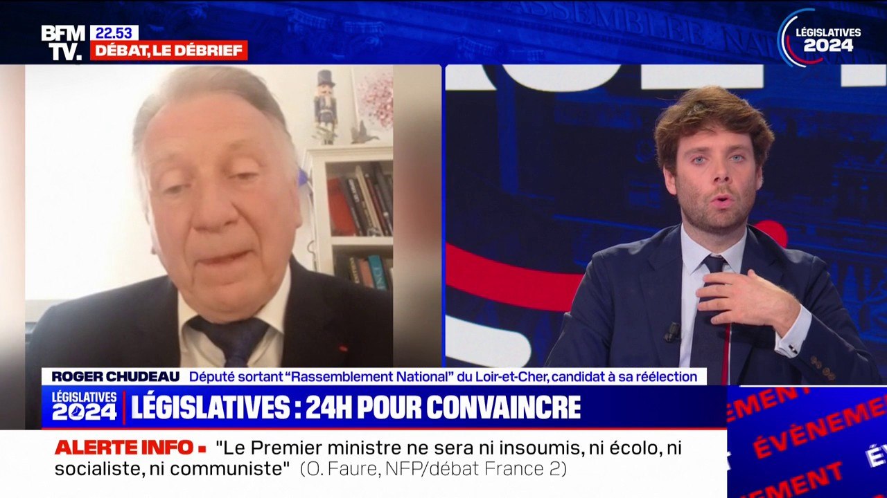 Double nationalité: pour Roger Chudeau (RN), le fait que Najat Vallaud-Belkacem a été ministre "n'était pas une bonne chose pour la République"