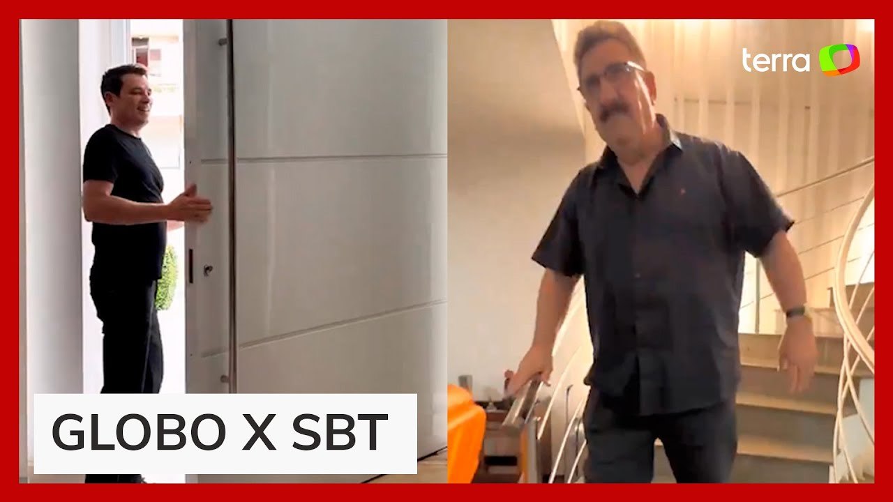 Celso Portiolli e Ratinho replicam vídeo de anúncio de Eliana na Globo