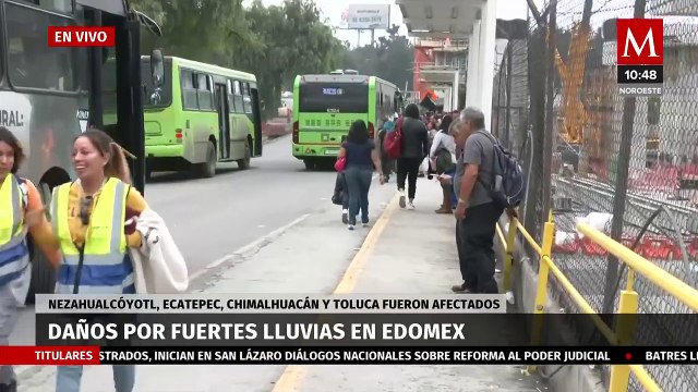Lluvias inundan tramo de la Línea A del Metro en CdMx; suspenden servicio
