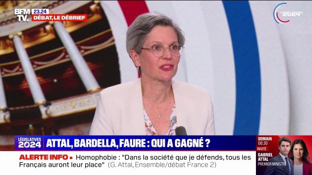 Sandrine Rousseau (Nouveau Front populaire): Toutes les personnes qui sont dans une espèce d'agressivité vis-à-vis de Jean-Luc Mélenchon négligent tout ce qu'il a fait pour la gauche