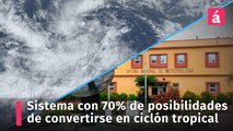 Sistema en el Atlántico con 70% de posibilidades de convertirse en ciclón tropical