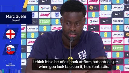 Guehi 'shocked' by Pickford's 'amount of talking'