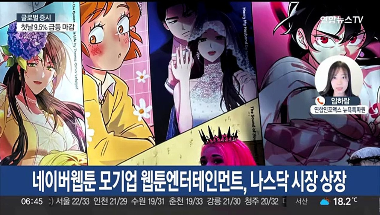 [글로벌증시] 뉴욕증시, 강보합 마감…'나스닥 데뷔' 네이버웹툰 급등