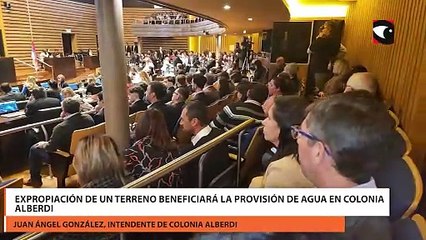 Expropiación de un terreno beneficiará la provisión de agua en Colonia Alberdi
