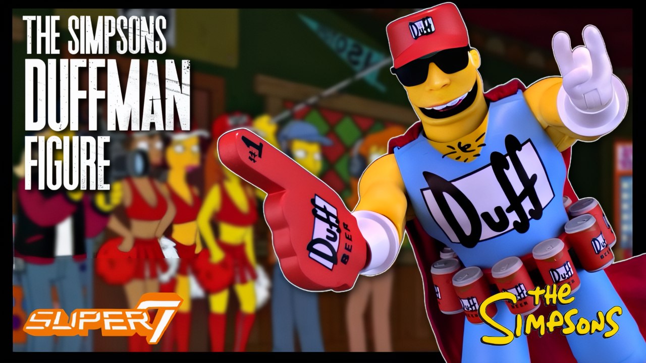 Super7 The Simpsons Ultimates Duffman Figure