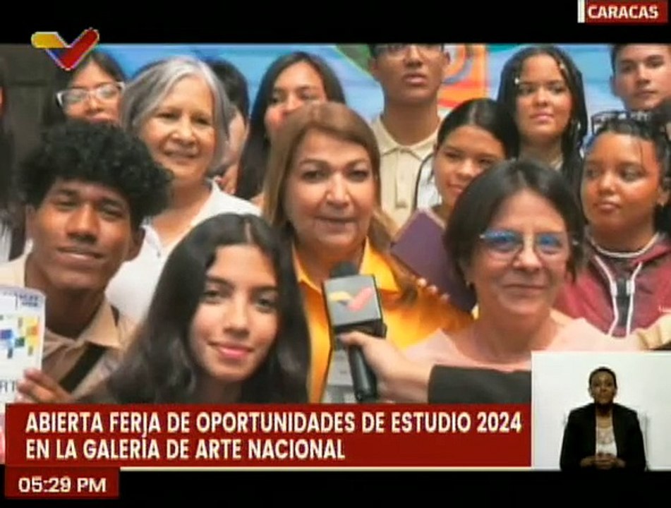 Caracas | Bachilleres participan en la Feria de Oportunidades de Estudio 2024