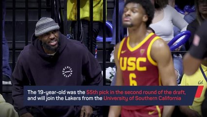 Breaking News - Bronny drafted by the Lakers