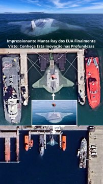 Impressionante Manta Ray dos EUA Finalmente Visto: Conheça Esta Inovação nas Profundezas
